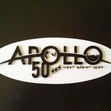 Apollo 50 logo işaretler_logları 3d print model - Mito3D