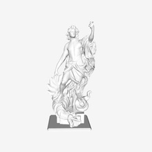 apollo defeating python louvre paris art le muse du museum france 3d print model - Mito3D