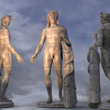 Apollo Yunan Güneş Tanrı heykel 3d print model - Mito3D