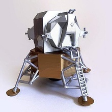 apollo lem jogo veículos nave espacial nasa 3d print model - Mito3D