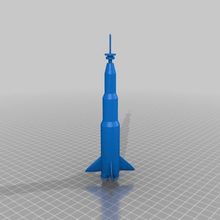 apollo foguete preso desenvolvimento wernherr von braun a arte esculturas 3d print model - Mito3D
