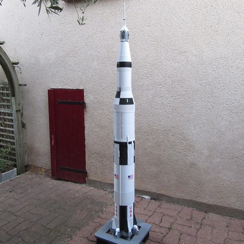 apollo 15 saturn 5 pack 24 stage s2 various rocket moon mock-up model space astronaut 3D print model - Mito3D