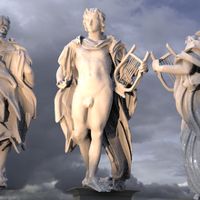 Apollo Sonne Skulptur 3d print model - Mito3D