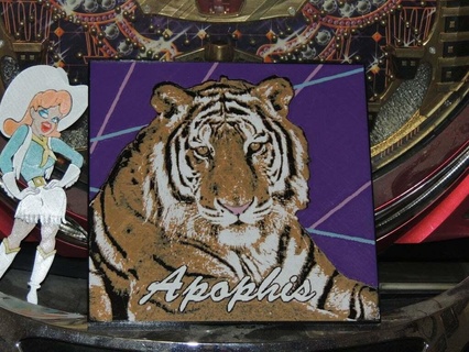apophis in-sync exotics 2d art insync tiger 3d print model - Mito3D