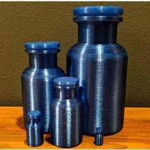 apothecary jars home bath salts jar bathroom 3d print model - Mito3D