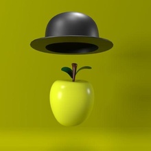 apple fruit food 3d print model - Mito3D