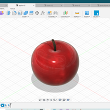 apple home tool design Artefakt Obst 3d print model - Mito3D