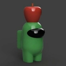 apple accessory free among among among amongus among us art toy toys video games 3d print model - Mito3D