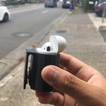 apple airpod case pocket clip gadget airpods audio iphone 3d print model - Mito3D