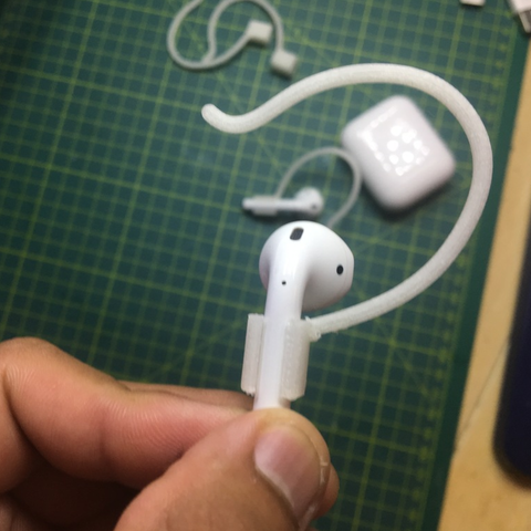 apple airpod los ganchos para la oreja gadget airpods el audio auriculares deportes 3D print model - Mito3D