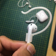 apple airpod clips d'oreille gadget airpods l'audio les écouteurs sports 3d print model - Mito3D
