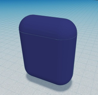 manzana airpods completo caso funda 3d print model - Mito3D