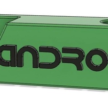 elma android anahtarlık telefon tablet Kulp destek anahtar cetvel dolma kalem Maro Strifezza 3d print model - Mito3D