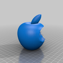 apple art signs logos 3d print model - Mito3D