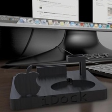 a apple carregamento da base de dados ferramenta idock iphone airpods ipad lápis carregar carregador 3d print model - Mito3D