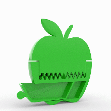 apple grinder -weed whacker iii 3d print model - Mito3D