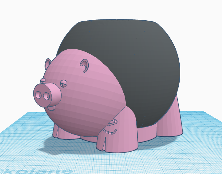 Apfel Homepod Mini Schwein Stand 3D print model - Mito3D