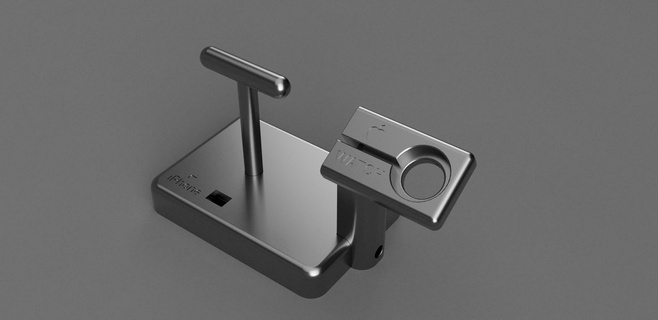 Pomme iphone regarder amarrage quai station d'accueil pratique 3d print model - Mito3D