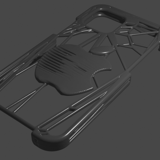 manzana iphone 12 Pro difícil caso funda boronoi cubierta carcasa 3D print model - Mito3D