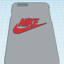 apple iphone nike case - 6 7 8 vários caso casco a estilo 3d print model - Mito3D