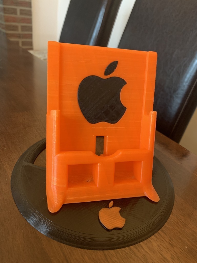 pomme iphone xr quai gadget amarrage supporter mobile téléphone smartphone tablette 3D print model - Mito3D