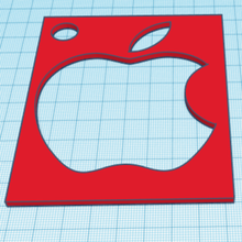 a apple anel chave vários porta 3d print model - Mito3D