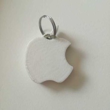 apple Schlüsselanhänger gadget keychain Schlüssel Kunst 3d print model - Mito3D