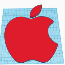 apple logo 3d print model - Mito3D