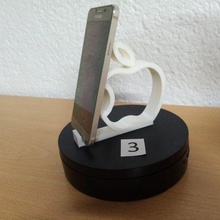 Apfel Logo Telefon Halter Unterstützung Gadget 3d print model - Mito3D