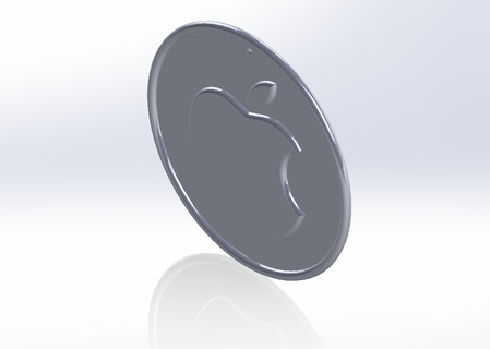manzana logo agujero androide iphone caso funda teléfono ios Mac tableta disfrutar ipad iPod 3d print model - Mito3D