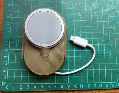 Mela magsafe scatola portatile Astuccio guaina viaggio cavi fili caricabatterie 3d print model - Mito3D