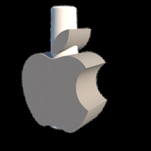 apple mouthpiece nozzle iphone mac 3d print model - Mito3D