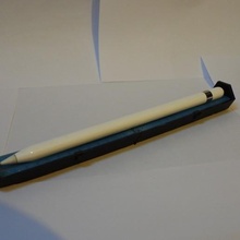 manzana lápiz caso funda viaje soporte artilugio estante 3d print model - Mito3D