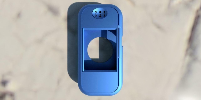 apple watch 44mm key chain case v2 working tc keychain designs 3d print model - Mito3D