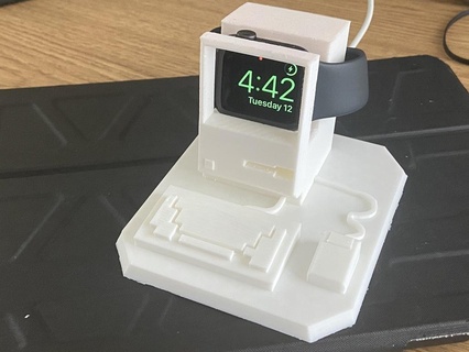 apple watch charging stand w keyboard mouse Fashion accessories props fashion  3d print model - Mito3D