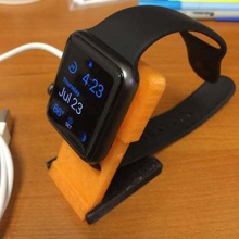 apple watch portable recharge titulaire divers le bricolage stand 3d print model - Mito3D