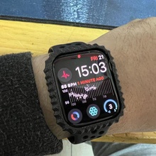 Apfel sehen Serie 7 45mm Fall Mantel Gadget watch7 Schutz Glas Smartwatch Ausrüstung Galaxieuhr 3d print model - Mito3D