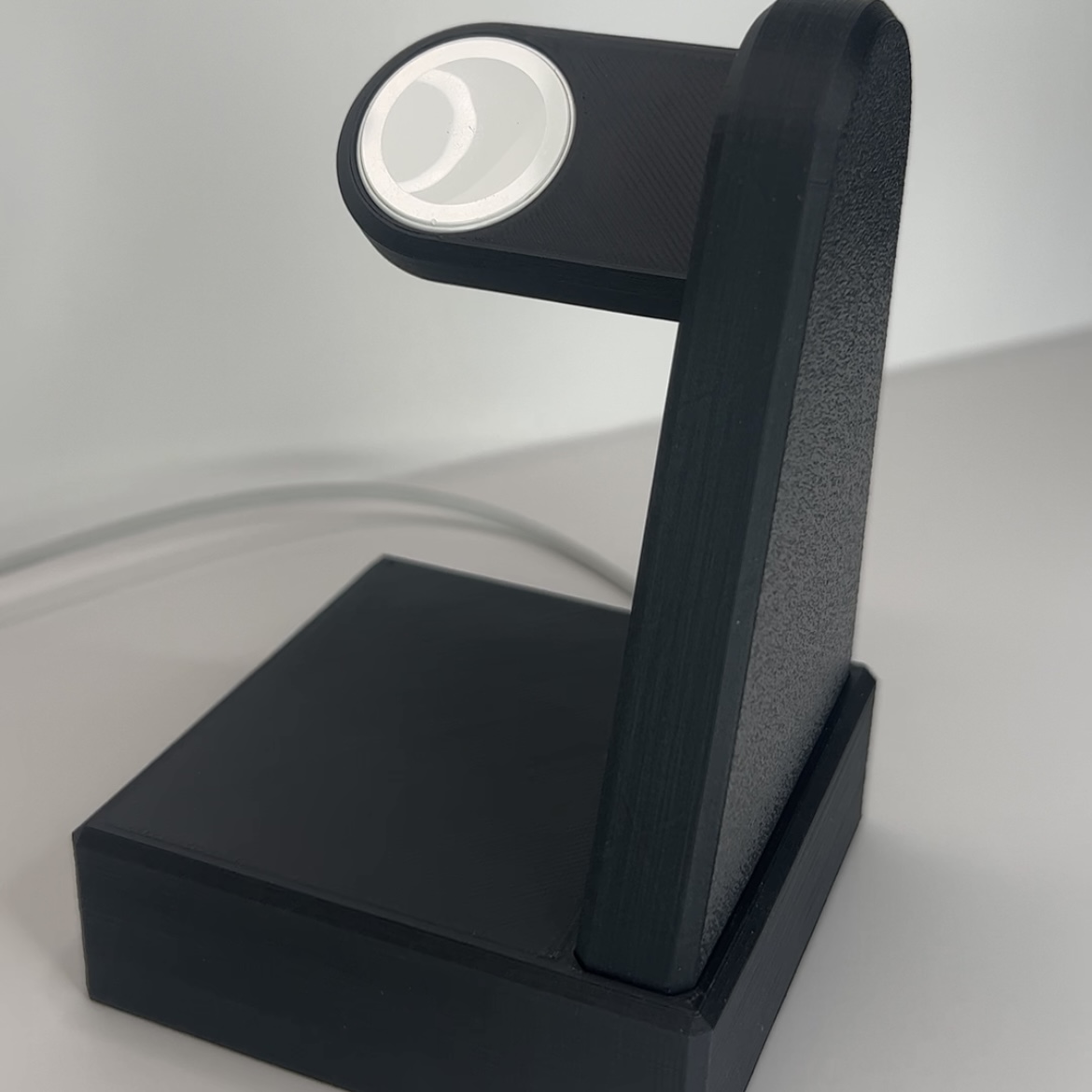 apple watch stand weighted pennies holder 3D print model - Mito3D