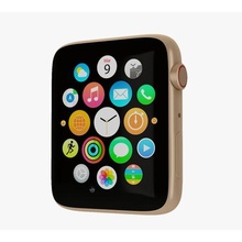apple watch digital iphone clock time technology wrist metal strap samsung ios andriod glass 3d vray 3d print model - Mito3D