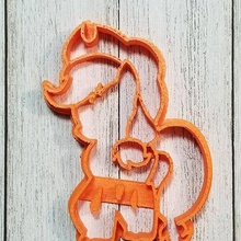 applejack - pony horse equestrian mlp cookie cutter baking cooking pla lna designs utensils 3-d printing fondant 3d print model - Mito3D