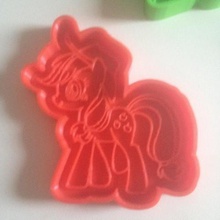 applejack my little pony cookie cutter cutting edge home appleejack 3d print model - Mito3D