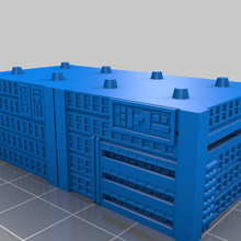 avril exclusif paquet mégaturer infini architecture greeblecity greeblecitycyberpunk Patreon bâtiments structures 3d print model - Mito3D