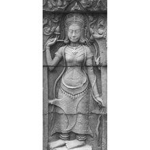 Apsara taş ocağı çürümek Sanat Angkor su Kamboçya tapınak şakak mabet 2d 3d print model - Mito3D