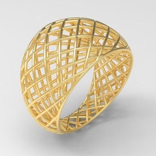 aqua love ring jewelry 3d print model - Mito3D