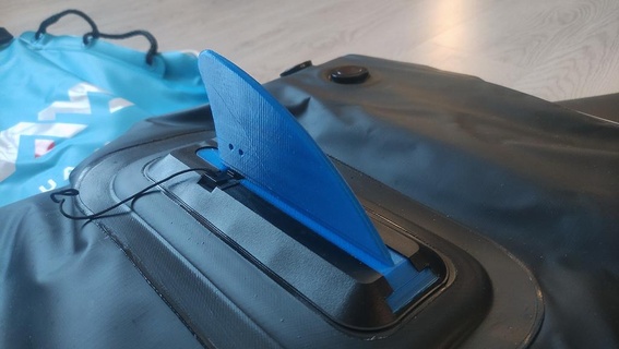 acqua marina kayak fin acquamarina skeg parti 3d print model - Mito3D