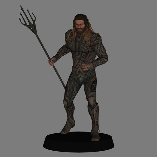 Aquaman justicia liga 3d impresión dc historietas jason momoa zacks disfrutar 3D print model - Mito3D