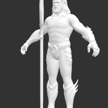 aquaman fortnite oyun oyna su oyuncak adam süper kahraman film dc çizgi roman şekil 3d print model - Mito3D
