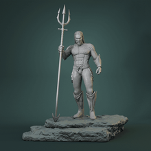 Aquaman Rey Atlantis batman trono corriente continua cómic bufón destello Aparecer superhombre veneno hiedra maravilla 3d print model - Mito3D