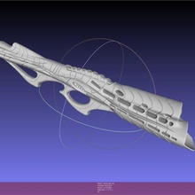 aquaman manta regalo arma arte 3d printing replica cosplay film supereroe fantasia pistola gift 3d print model - Mito3D