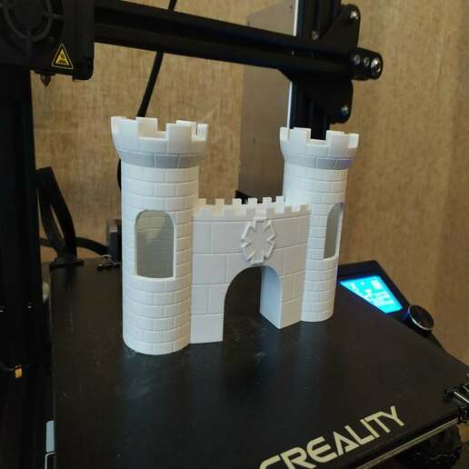 aquarium castle gate fish tower 3d_printing 3D print model - Mito3D